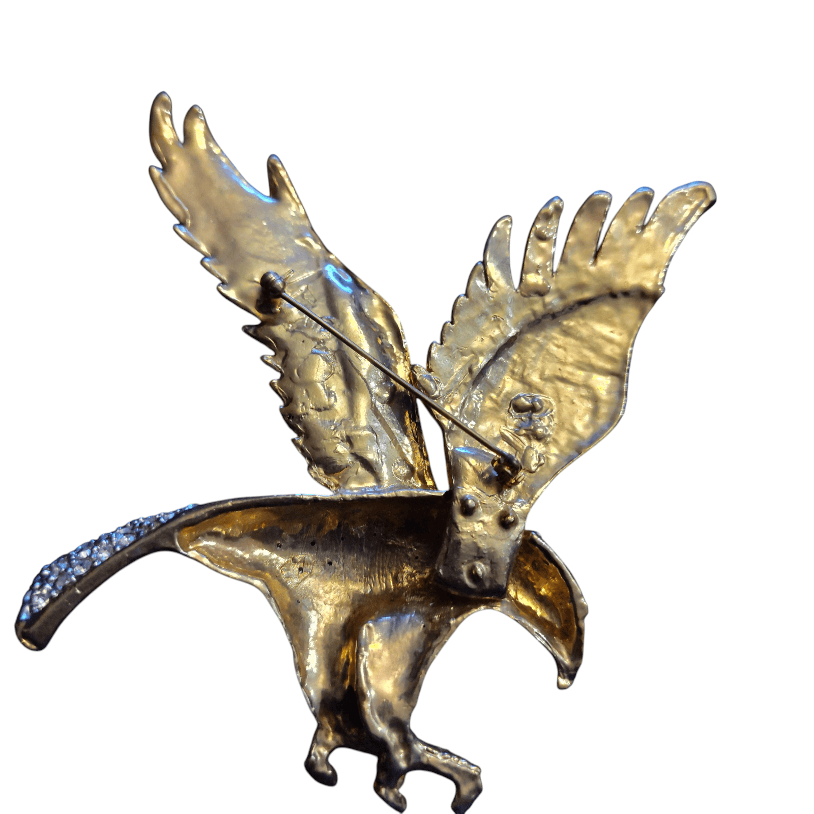 Neiman Marcus - This Eagle Brooch Is A Statement Piece. 5-1/4 X 5 - Thumbnail 2