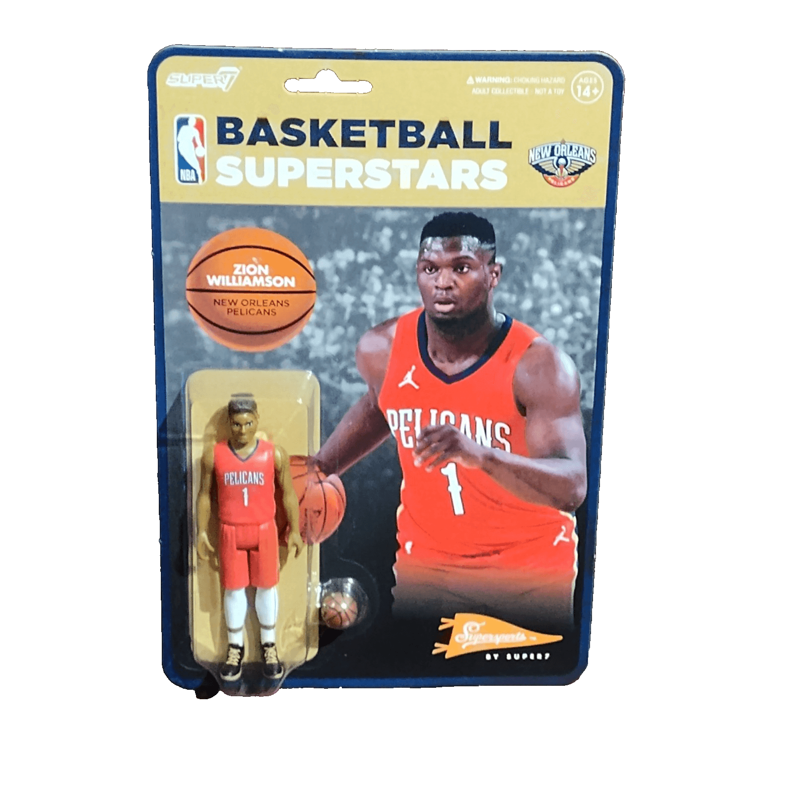 NBA Supersports Figure Wave 3 Zion Williamson (Pelicans) [Red Statement] - Image 1