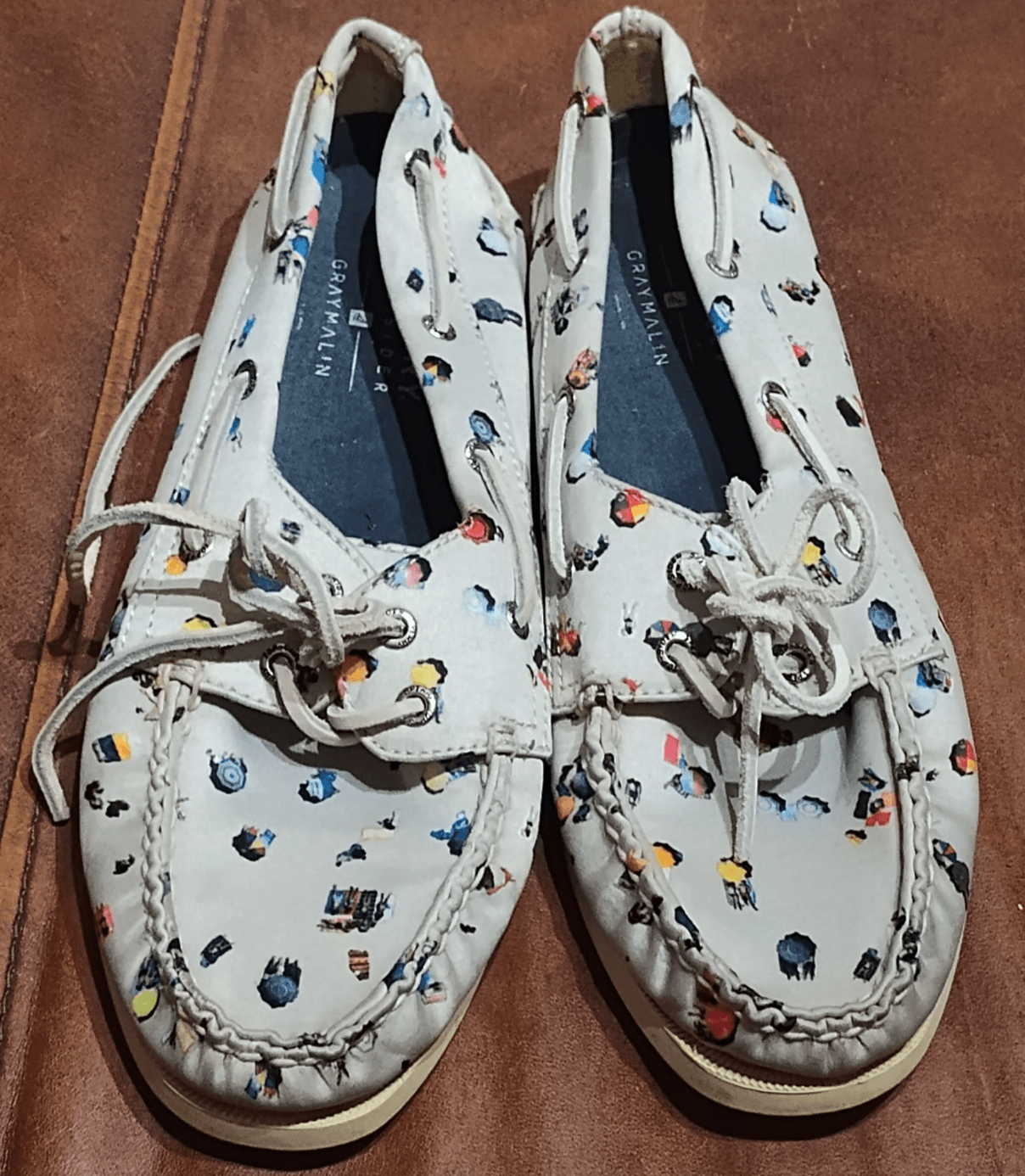 Sperry Top-Sider Gray Malin Boat Shoes Women’s Size 8.5m - Thumbnail 2