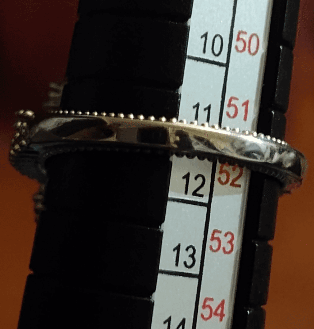 Silver Victorian Citrine Topaz Fancy Ring sz.6 - Thumbnail 5