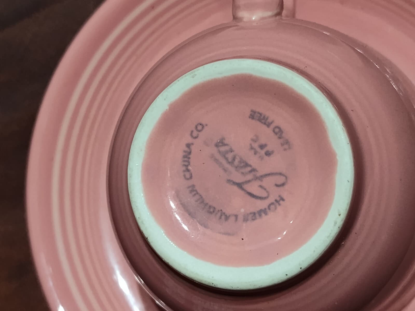 2 Fiesta Ware Cup And Saucer Homer Laughlin China - Thumbnail 3