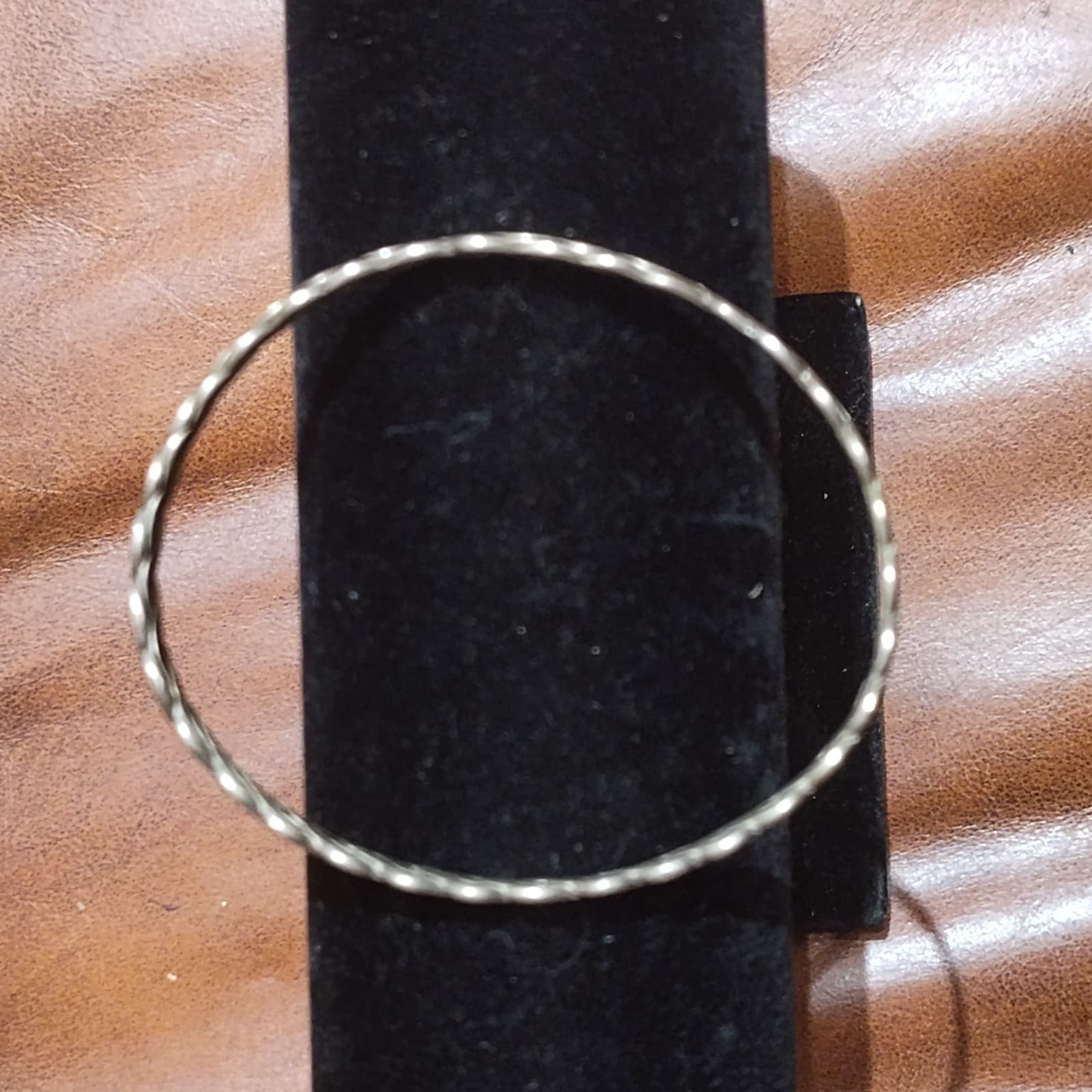 Old Sterling silver hand made bangle bracelet-Indian made or Mexico? - Thumbnail 3