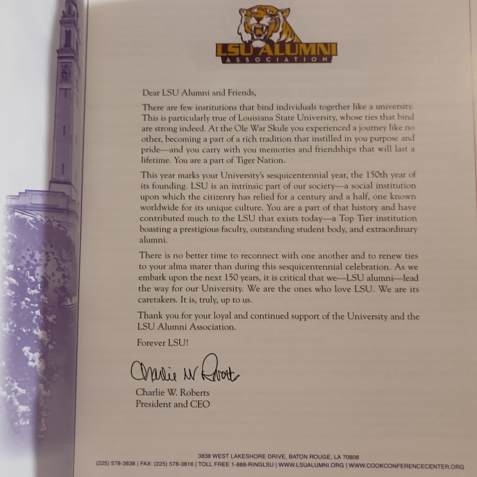 2010 LOUISIANA STATE UNIVERSITY ALUMNI DIRECTORY - BATON ROUGE, LA - YB 2685 - Thumbnail 4