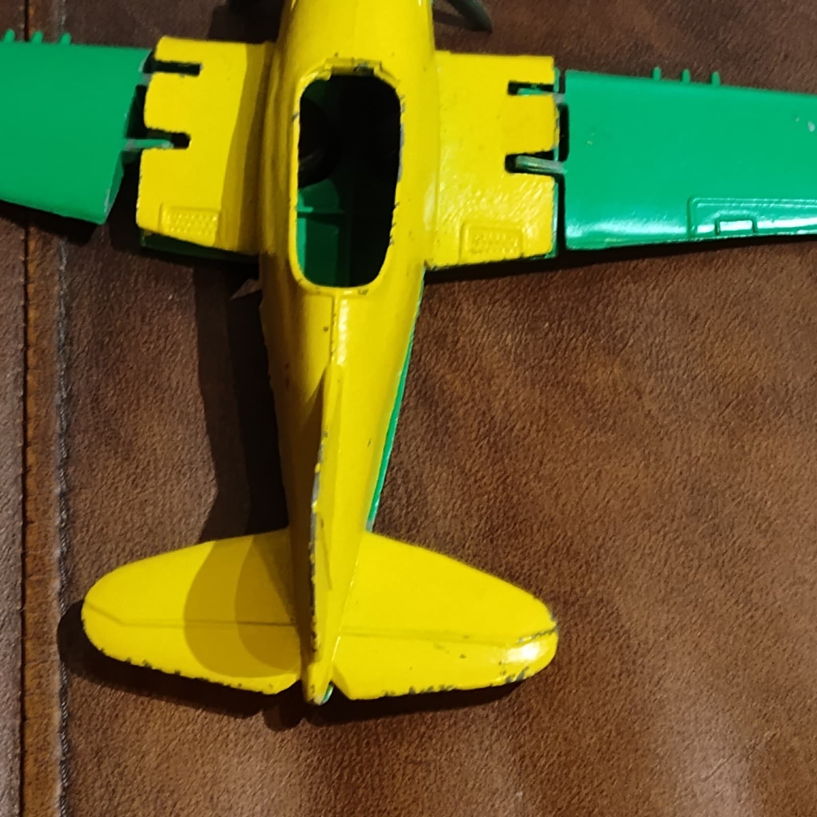 Vintage Hubley Kiddie Toy Made in USA Lancaster PA Plane Diecast Metal Toy - Thumbnail 4