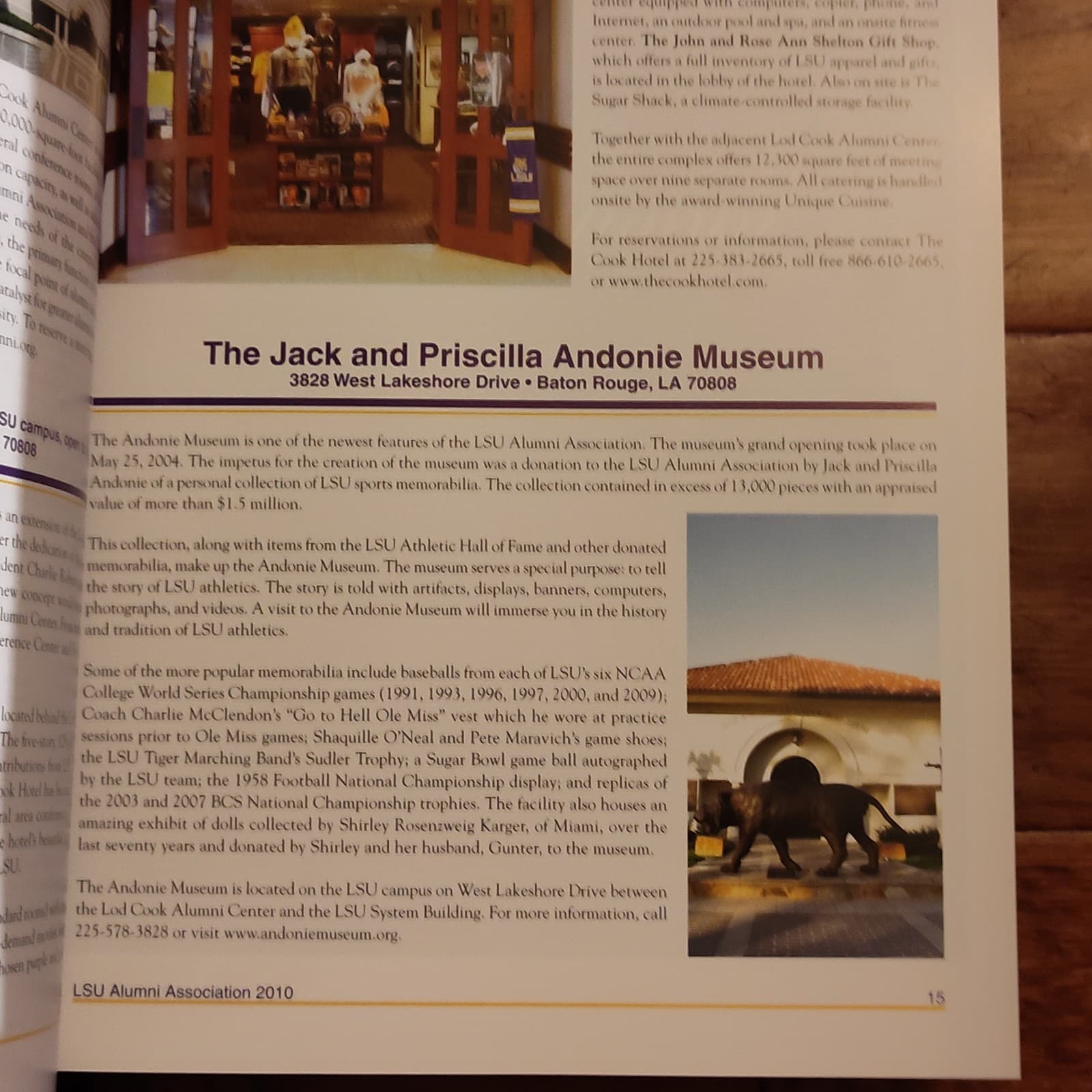 2010 LOUISIANA STATE UNIVERSITY ALUMNI DIRECTORY - BATON ROUGE, LA - YB 2685 - Thumbnail 5