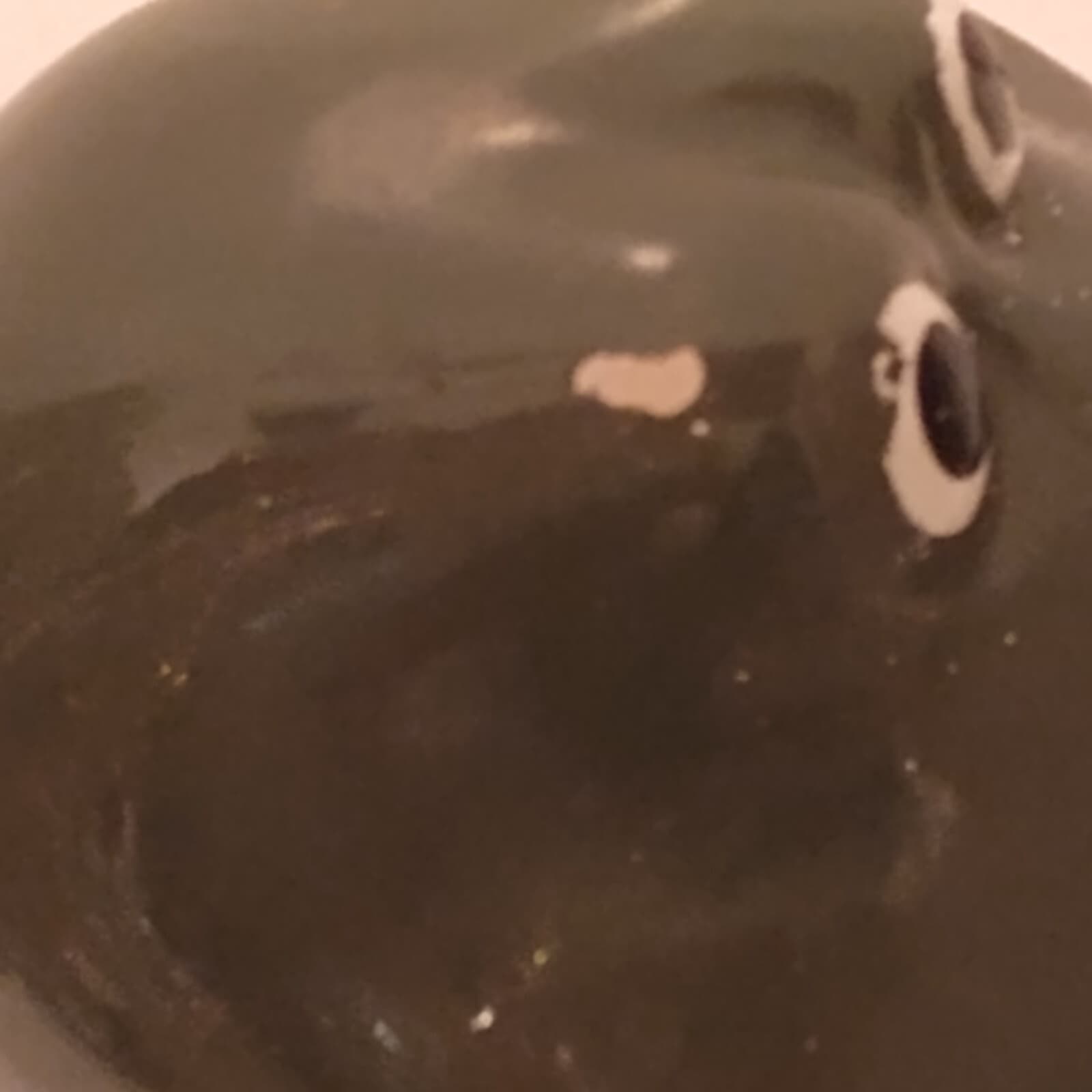 Vintage Distressed Smiling Happy Green Frog Soap Sponge Loofah Holder Pottery - Thumbnail 2