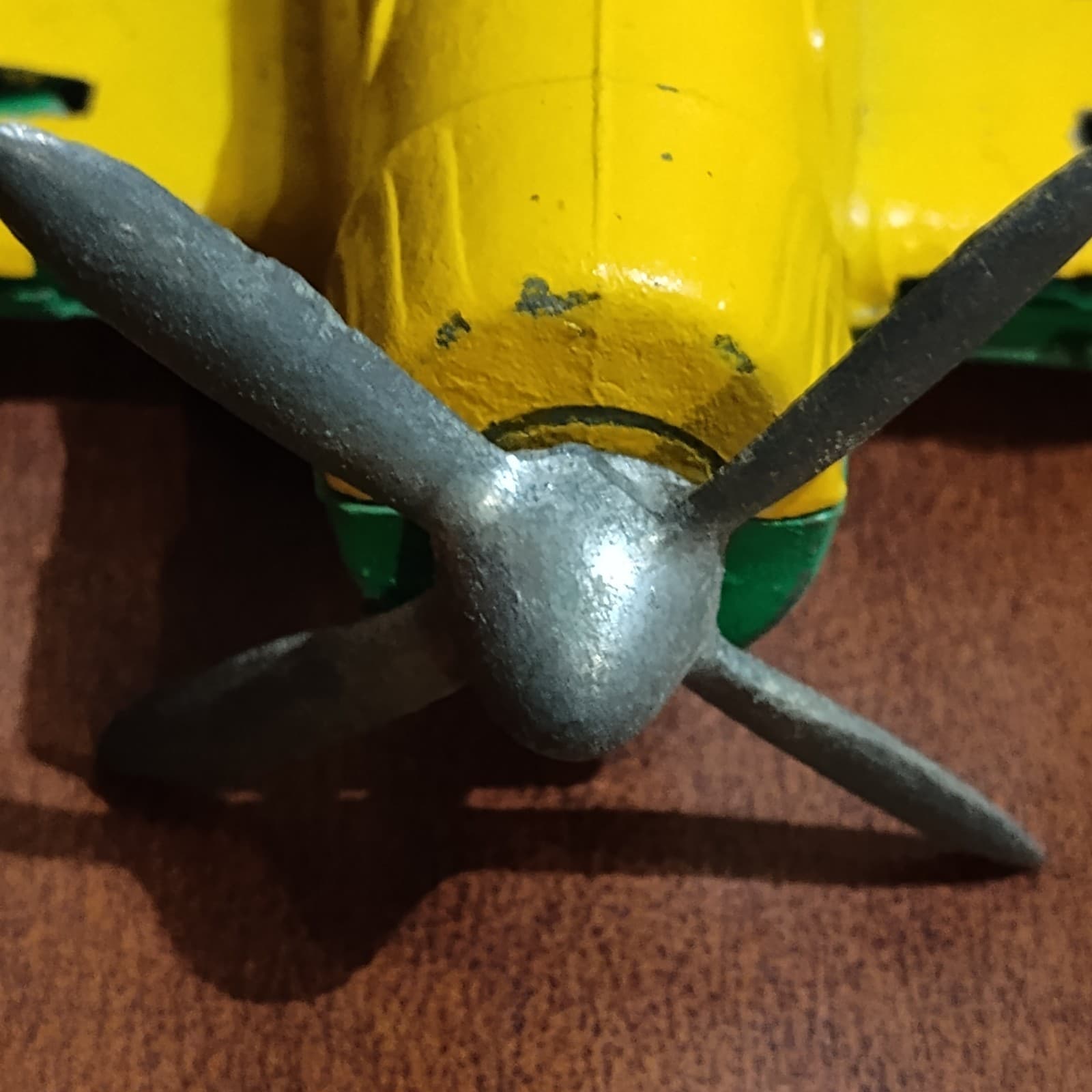 Vintage Hubley Kiddie Toy Made in USA Lancaster PA Plane Diecast Metal Toy - Thumbnail 3