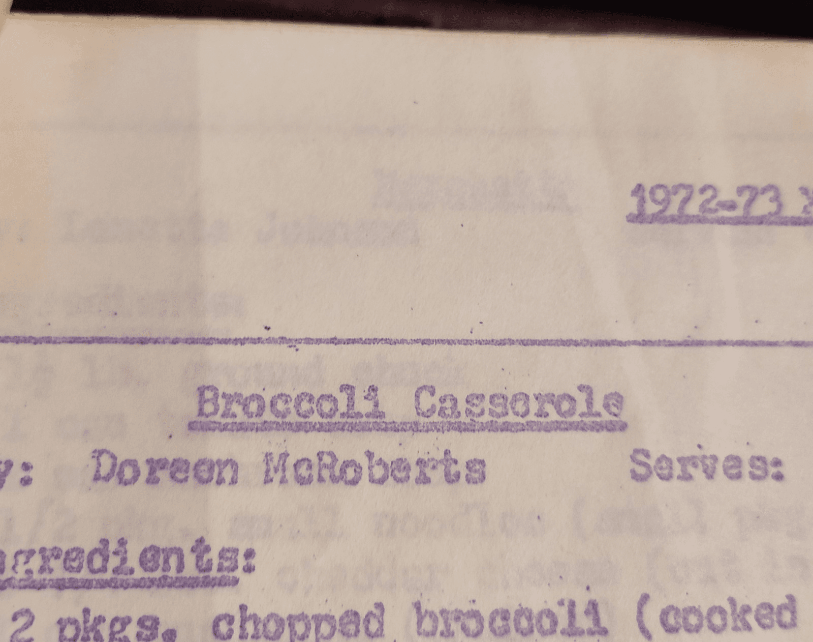 Retro Recipes Mothersingers Luncheon from 1971-76 - Thumbnail 5