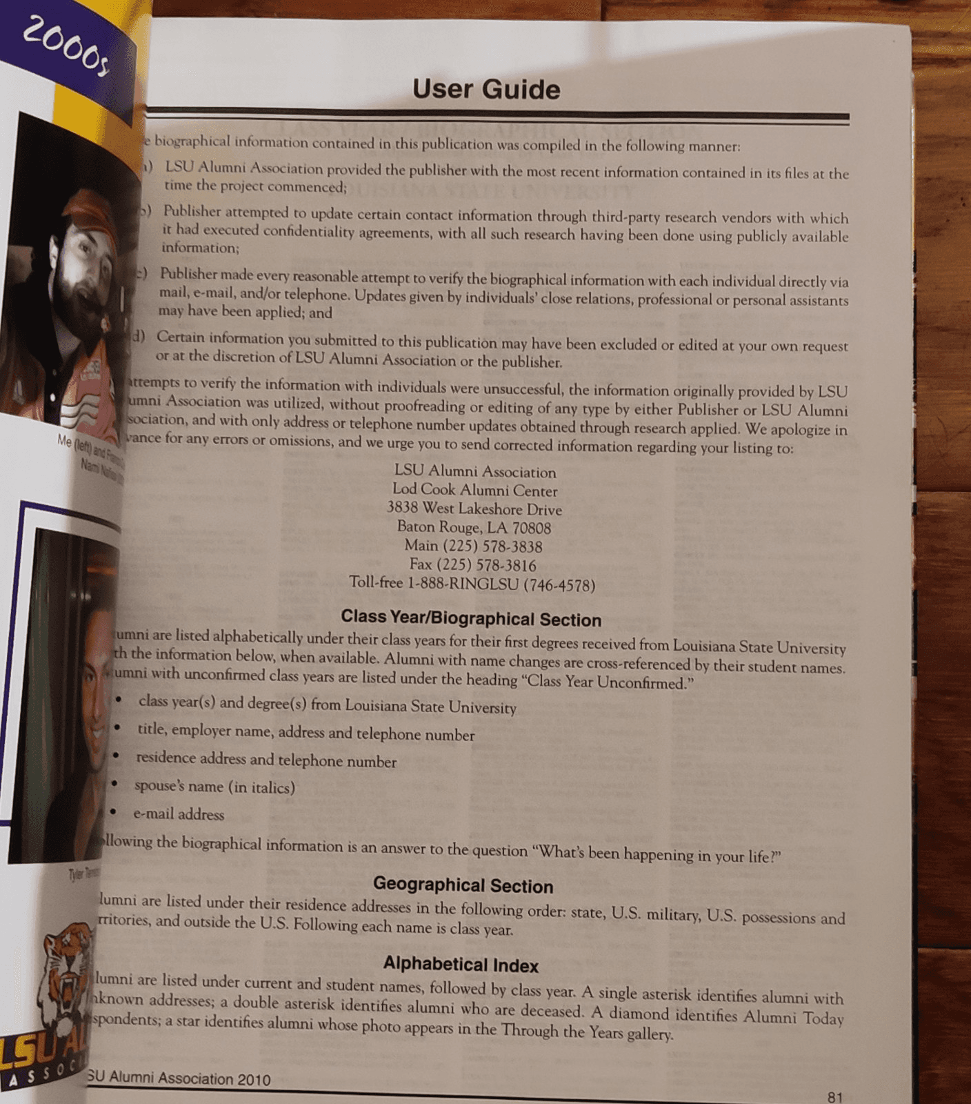 2010 LOUISIANA STATE UNIVERSITY ALUMNI DIRECTORY - BATON ROUGE, LA - YB 2685 - Thumbnail 7