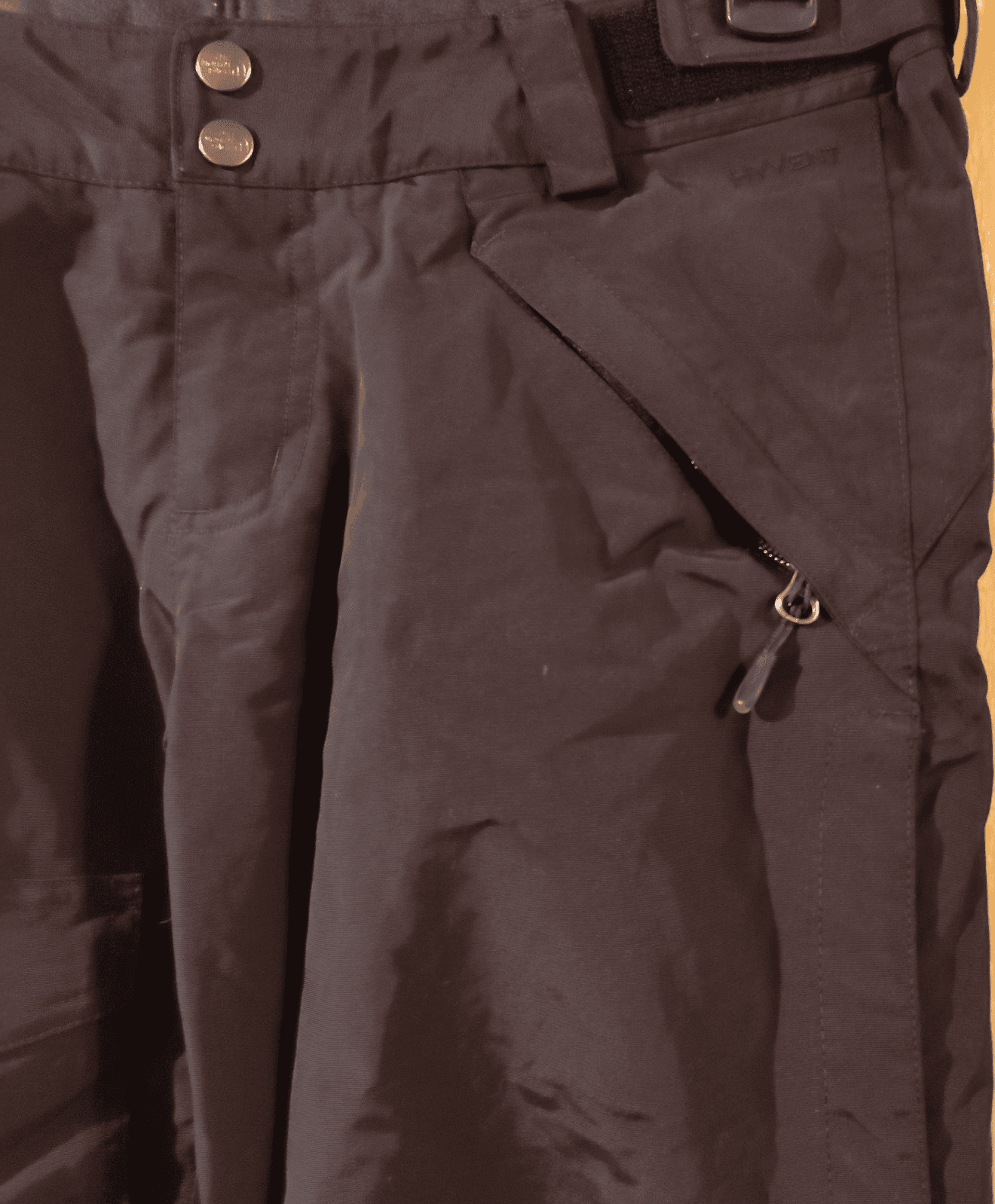 North Face Womens Snowboard Ski Snow Pants Small Snowboard Winter Black Suit Bib - Thumbnail 3