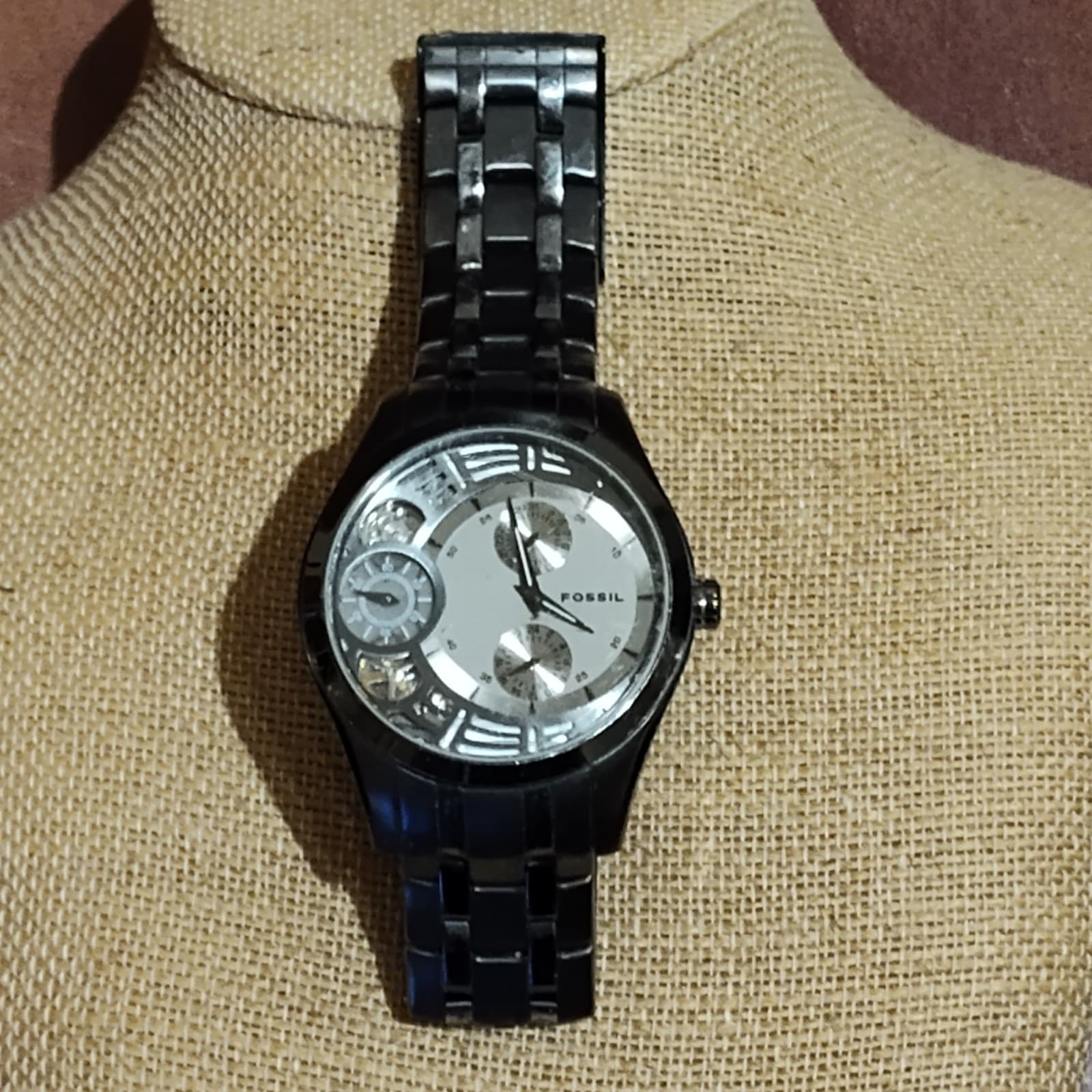 Fossil TWIST Automatic men's water resistant & Analog used wristwatch.ME-1012. - Thumbnail 2