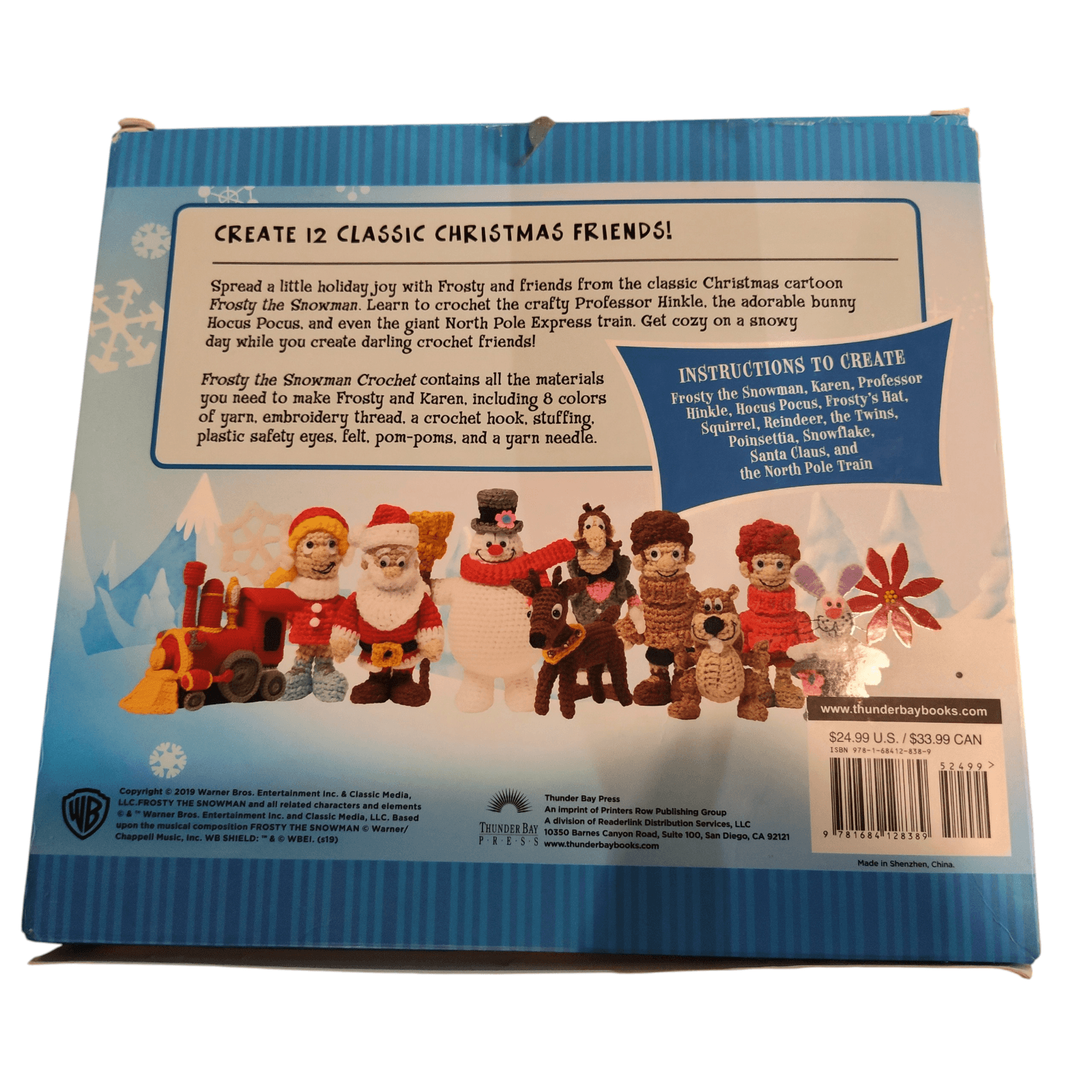 Frosty the Snowman Crochet Kit new - Thumbnail 2