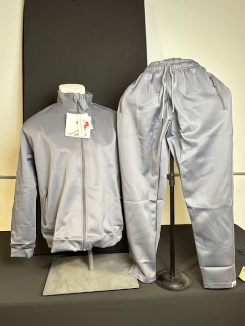 Hockey Tracksuit Jacket & Joggers Gray - Thumbnail 2