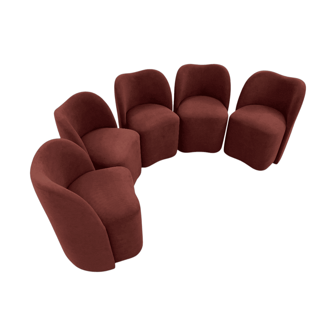 Lulu and Georgia Bedell Dining Chair Set of 5 - Thumbnail 9