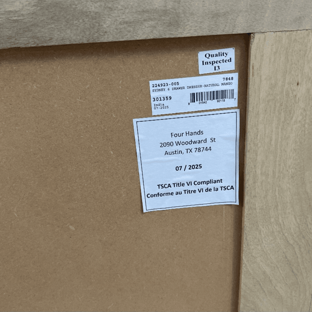 Four Hands Sydney 6 Drawer Dresser - Thumbnail 11