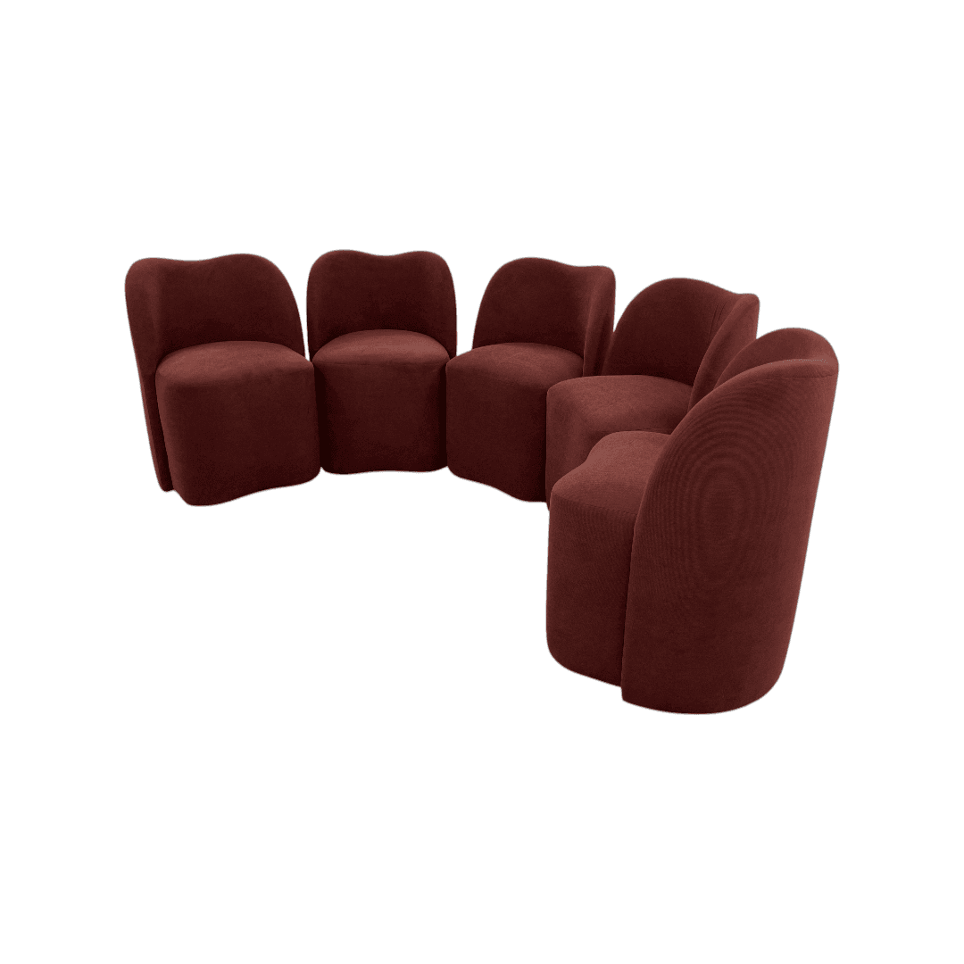 Lulu and Georgia Bedell Dining Chair Set of 5 - Thumbnail 6