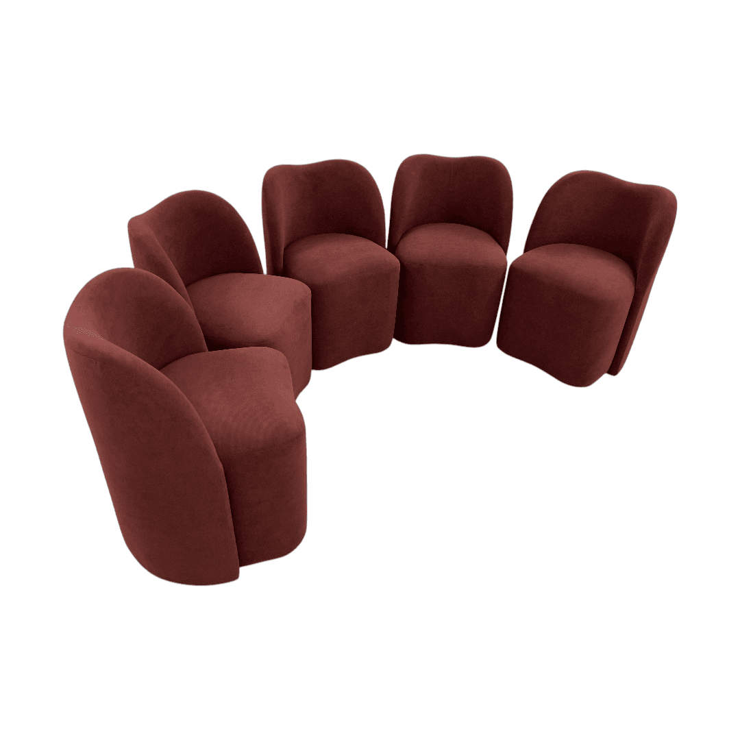 Lulu and Georgia Bedell Dining Chair Set of 5 - Thumbnail 8