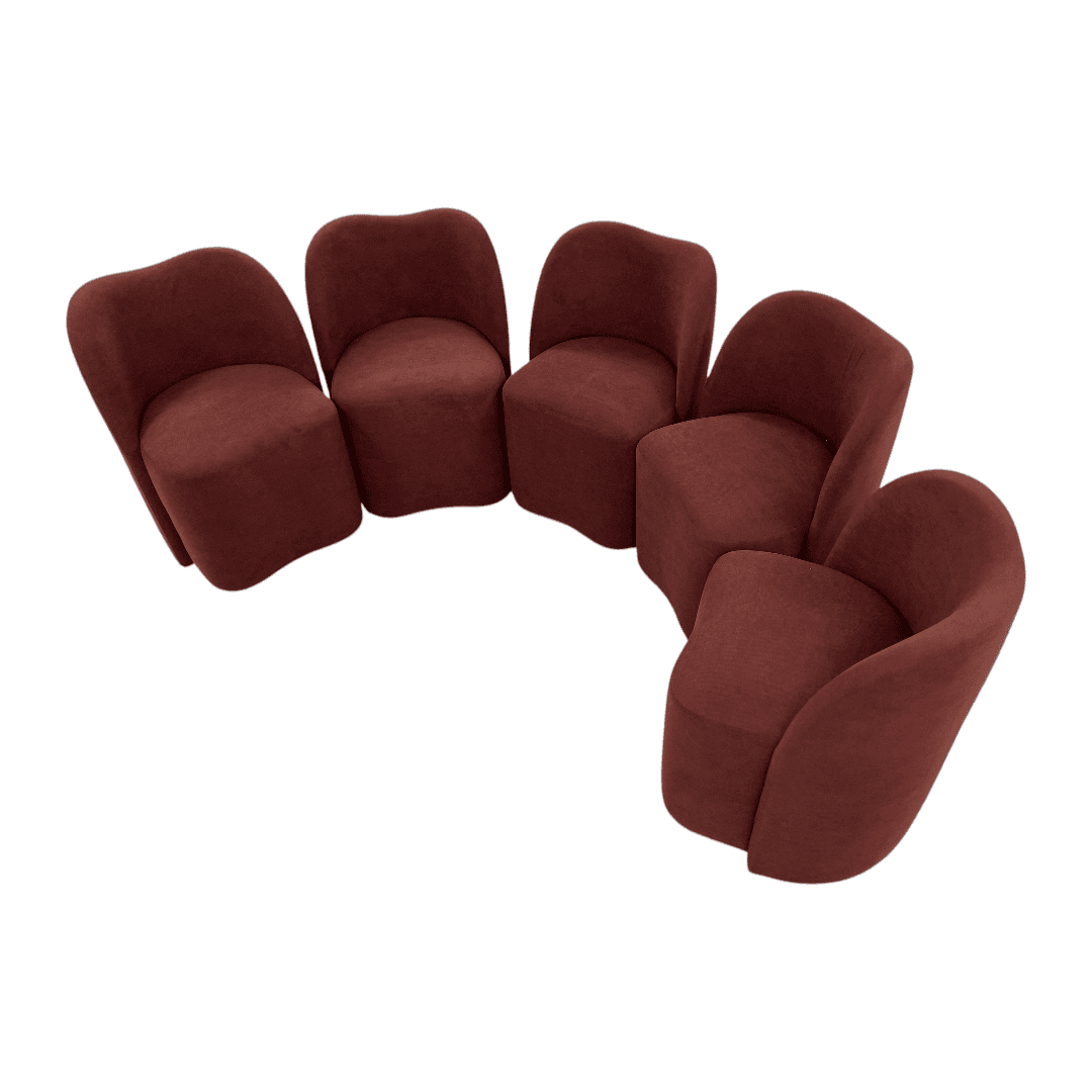 Lulu and Georgia Bedell Dining Chair Set of 5 - Thumbnail 7