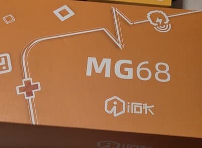 IROK MG68 Full Aluminum Alloy Body Magnetic Switch Keyboard With Robot Keyboard - Image 1