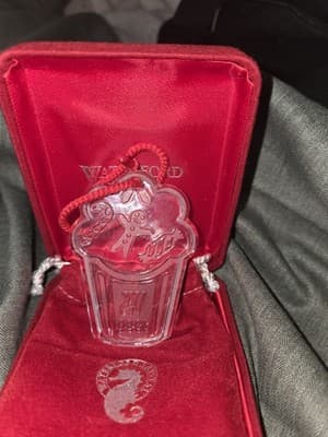 1998 Waterford Crystal 'VISION OF SUGARPLUMS' Night Before Christmas Ornament - Thumbnail 2