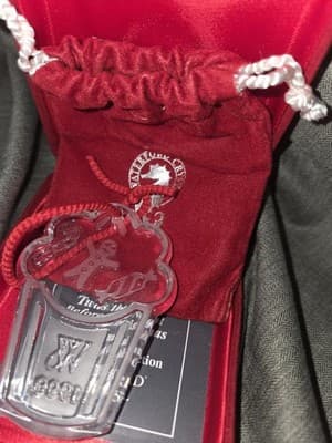 1998 Waterford Crystal 'VISION OF SUGARPLUMS' Night Before Christmas Ornament - Thumbnail 4
