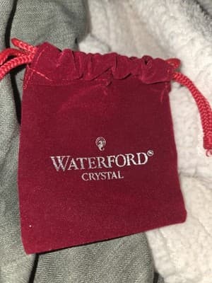 VTG Waterford Crystal Christmas Ornament 10 Lords A Leaping With Box And Hanger - Thumbnail 4