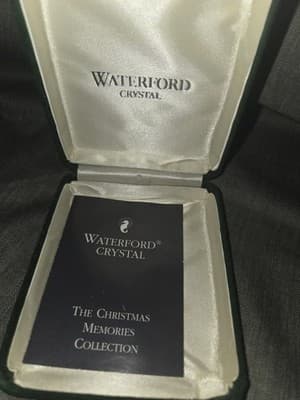 WATERFORD CHRISTMAS MEMORIES HOLIDAY CRYSTAL STOCKING ORNAMENT 1992 VINTAGE - Thumbnail 6
