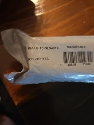 Magpul PMAG Glock G19 Magazine 9mm 10 Rounds Black - MAG907-BLK - Thumbnail 3