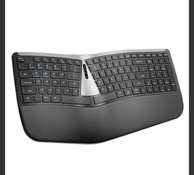 Nulea RT07B Wireless Ergonomic Keyboard - Split Keyboard, Wrist Rest - Image 1