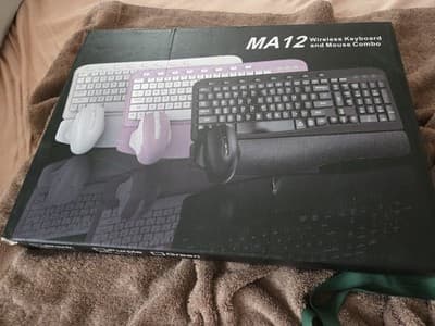 Sablute MA 12 Wireless Keyboard And Mouse Combo Black - Image 1