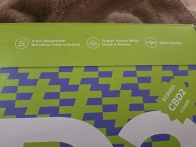 Seenda CBD2 White Wireless Keyboard & Mouse - Thumbnail 3