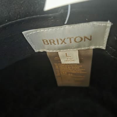 Brixton Joanna Felt Packable Hat, Color: BLACK Size Large - Thumbnail 4