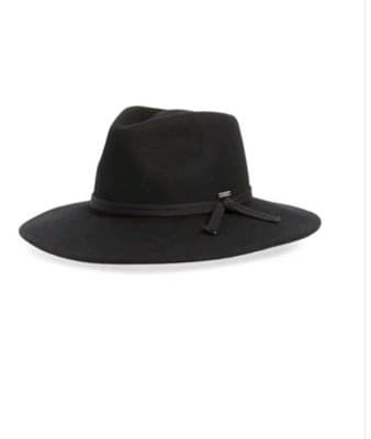 Brixton Joanna Felt Packable Hat, Color: BLACK Size Large - Image 1