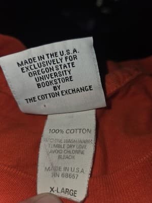 Vtg Oregon State T Shirt X-large Official Beaver Wear University BookStore - Thumbnail 3