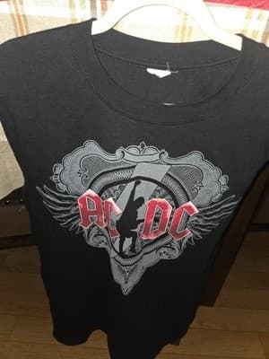 AC/DC Black Ice World Tour 2008/09 Size 3X Cities on Back Barely Worn Anvil - Thumbnail 4