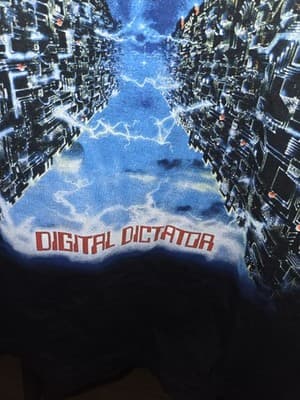 Vtg Vicious Rumors Band Heavy Cotton Size X-large Unisex Black Shirt BL323 - Thumbnail 3