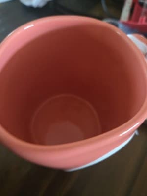 Rae Dunn Peanuts Snoopy BEST GIGI Mug Heart And Floral Salmon Pink NEW - Thumbnail 2