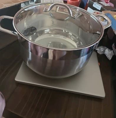 Kirecoo Stainless Steel Stock Pot - 12 Quart Heavy Duty Stock Cooking Pot wit... - Image 1