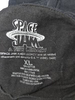 Bugs Bunny Space Jam Slam Dunk Tune Squad tshirt Size XL - Thumbnail 2