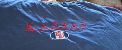 University of Kansas KU Jayhawks Mens XL Blue Bear Creek Sports Wear - Image 1