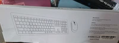 Seenda WGJP-031B Wireless Keyboard and Mouse Combo - Sliver/White SK38 - Thumbnail 4