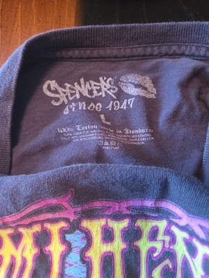 Jimi Hendrix T-Shirt Black Medium Graphic Peace of Mind Music Band Rock Blues - Thumbnail 3