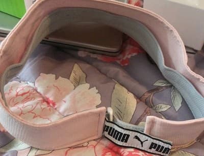 Puma Women's Golf Sport Visor Adjustable Pink Fruit Rose Fruit - Thumbnail 3