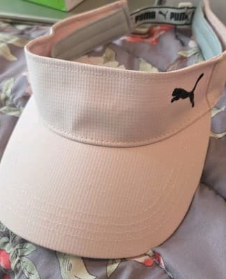 Puma Women's Golf Sport Visor Adjustable Pink Fruit Rose Fruit - Thumbnail 2