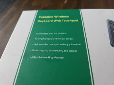 Foldable Bluetooth Keyboard with Touchpad Pocket Size for Windows, Android, iOS - Thumbnail 3