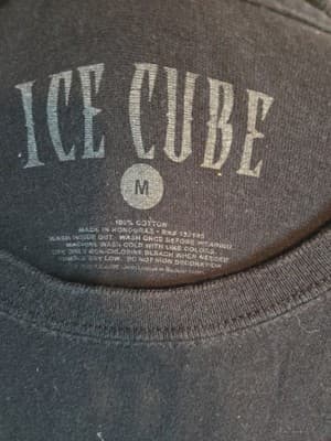 Ice Cube Rap T-Shirt Men’s Size-M Black Hip-Hop Tee - Thumbnail 3