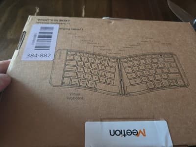Meetion Ergonomic Foldable Keyboard - Thumbnail 2