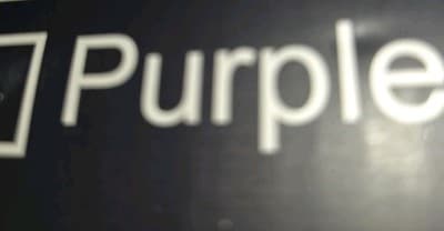 Ergonomic Wireless Keyboard & Mouse Combo Wave Keyboard With Soft Leather Purple - Thumbnail 4