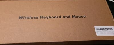 Fenifox Wireless Keyboard And Mouse Set Pink & Rose Gold, NIB - Image 1