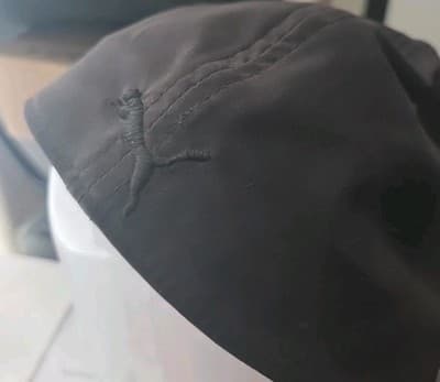 PUMA Black/Black Fitted Hat Size Small/Medium One Size - Thumbnail 2